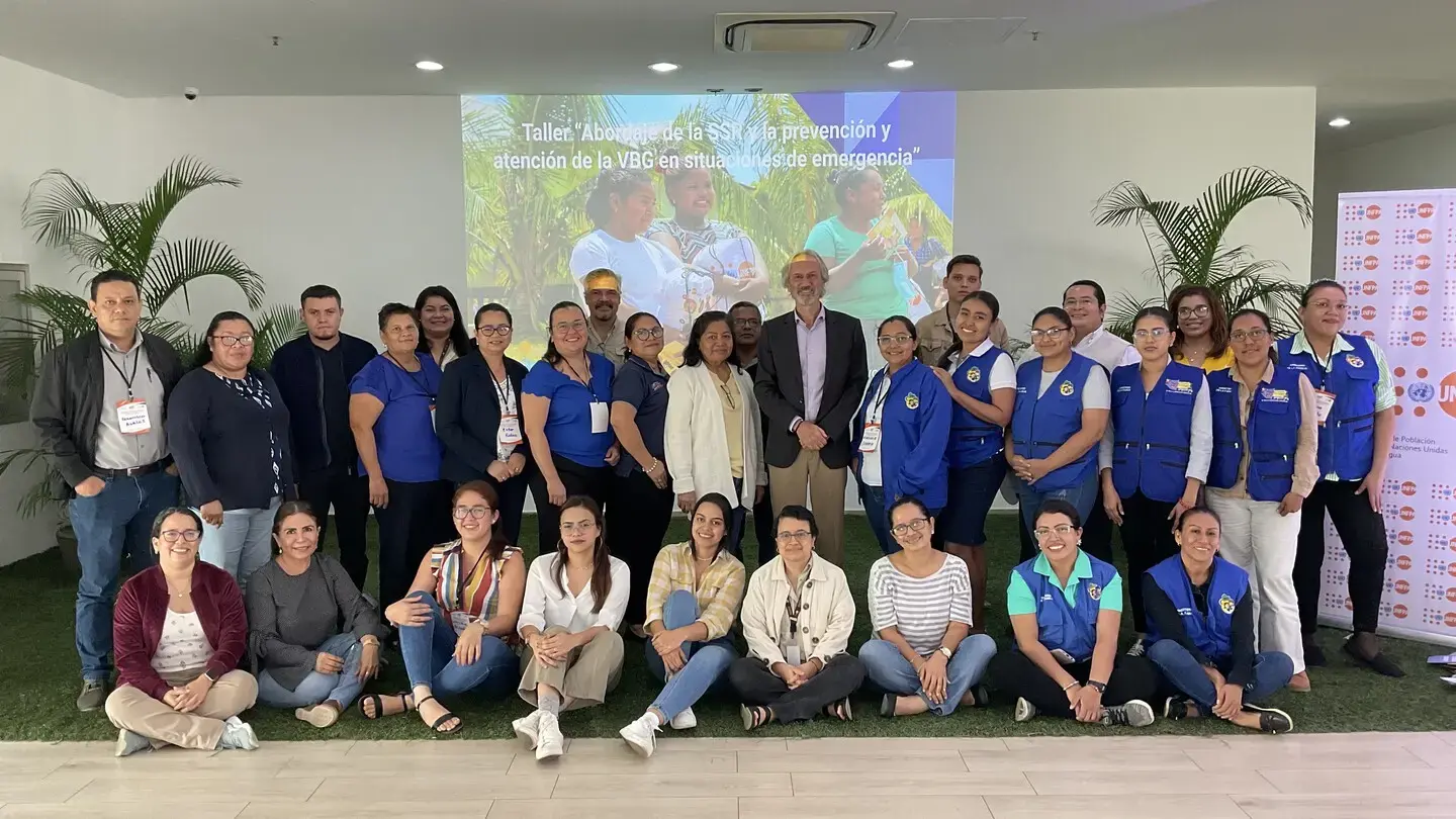 UNFPA Nicaragua contribuye al fortalecimiento de las capacidades de las instituciones nacionales en salud sexual y reproductiva y prevención de la violencia basada en género en Situaciones de Emergencia