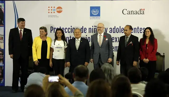 Canadá y UNFPA  firman acuerdo de cooperación para proteger a niñas y adolescentes de países centroamericanos ante la violencia sexual, el embarazo adolescente y las uniones tempranas