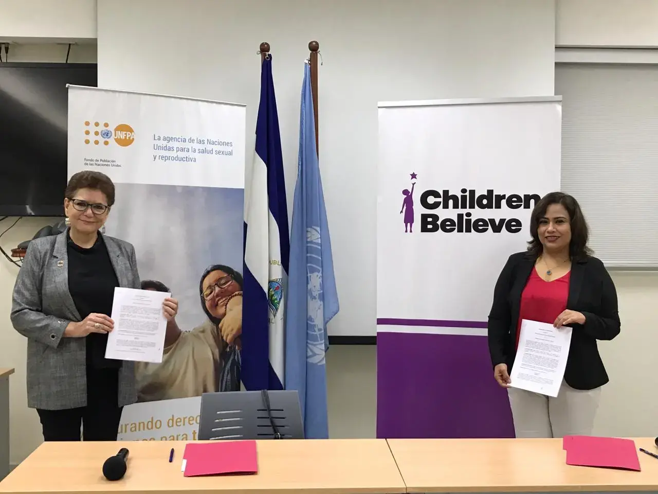 UNFPA y Children Believe firman acuerdo de cooperación a favor de  adolescentes y jóvenes nicaragüenses