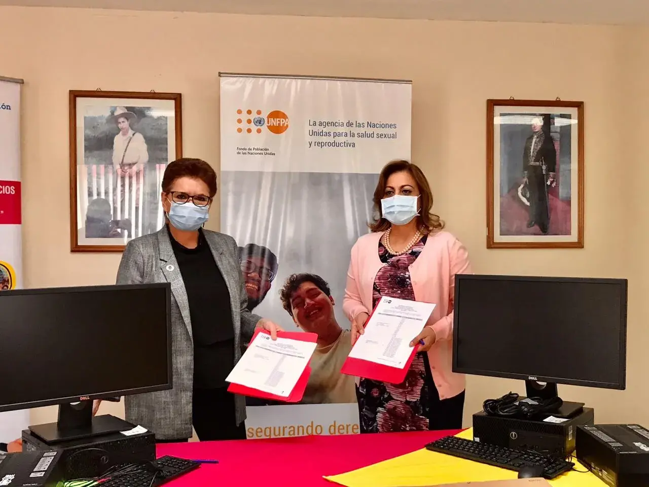 UNFPA contribuye al fortalecimiento del Centro de Información y Orientación, Línea 133 del MIFAN