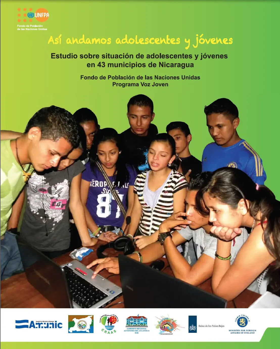 Estudio sobre situación de adolescentes y jóvenes en 43 municipios de Nicaragua